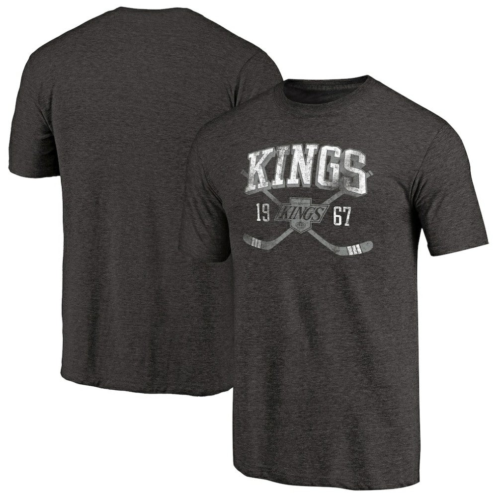 Los Angeles Kings Vintage Collection Line Shift Tri-Blend T-Shirt For Sale