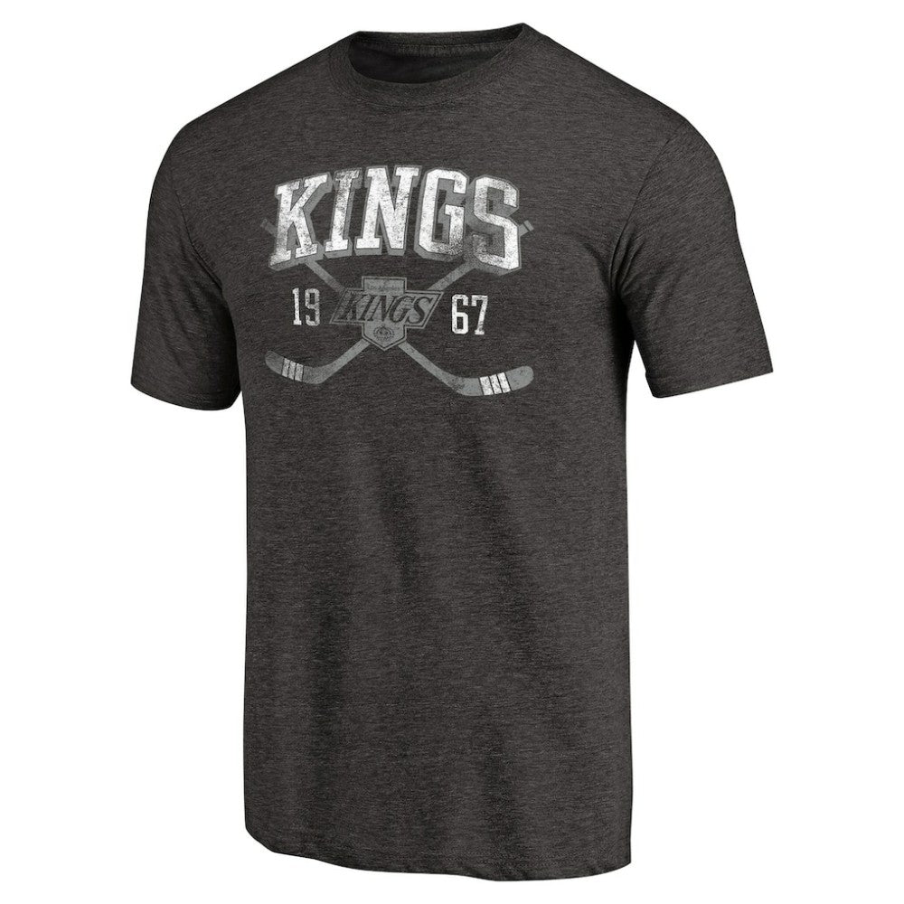 Los Angeles Kings Vintage Collection Line Shift Tri-Blend T-Shirt For Sale