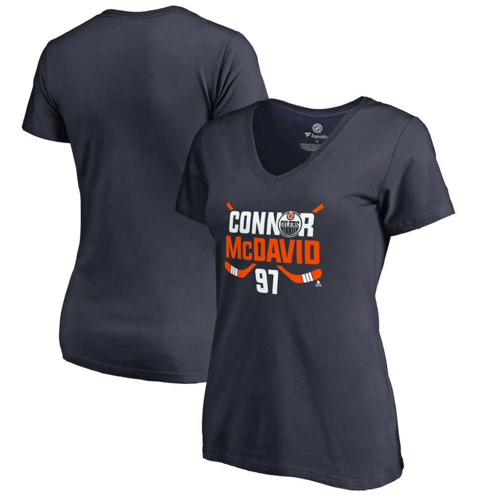 Connor McDavid Edmonton Oilers Women's Hometown Collection CM97 V-Neck T-Shirt Online