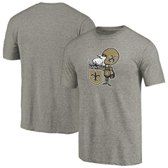 New Orleans Saints  Throwback Logo Tri-Blend T-Shirt