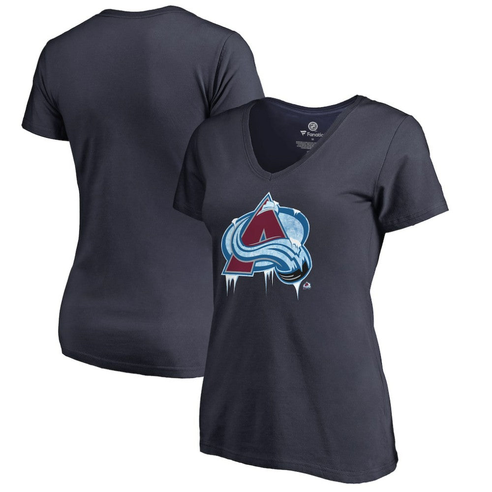 Colorado Avalanche Women's Fan Favorite Team Slogan V-Neck T-Shirt Sale