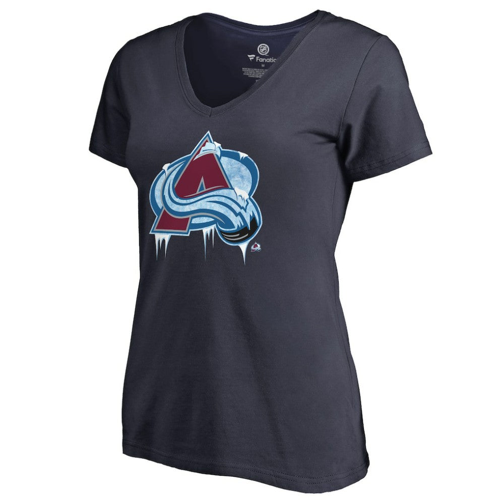 Colorado Avalanche Women's Fan Favorite Team Slogan V-Neck T-Shirt Sale