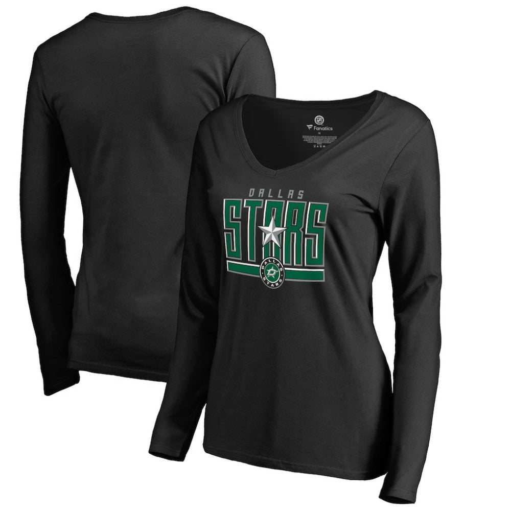 Dallas Stars Women's Hometown Collection V-Neck Long Sleeve T-Shirt For Sale