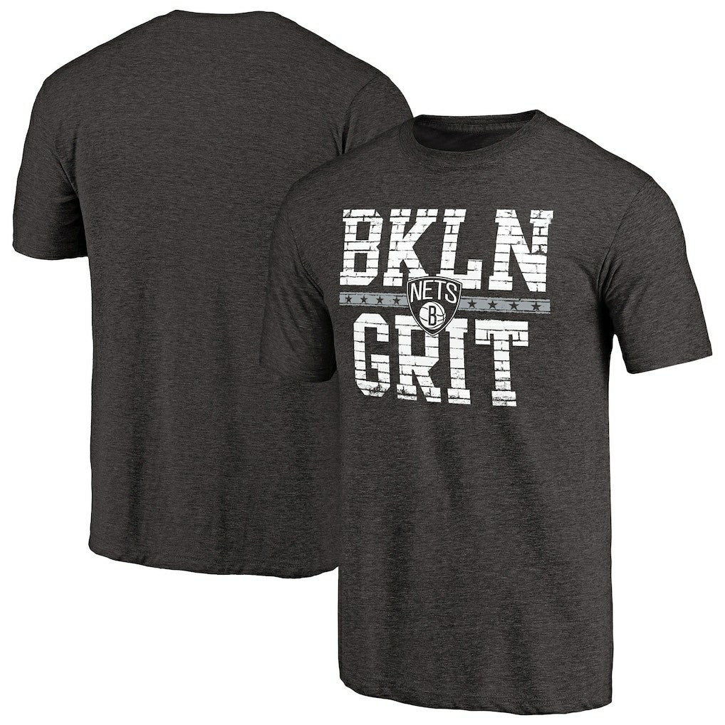 Brooklyn Nets Brick Work Hometown Collection Tri-Blend T-Shirt New