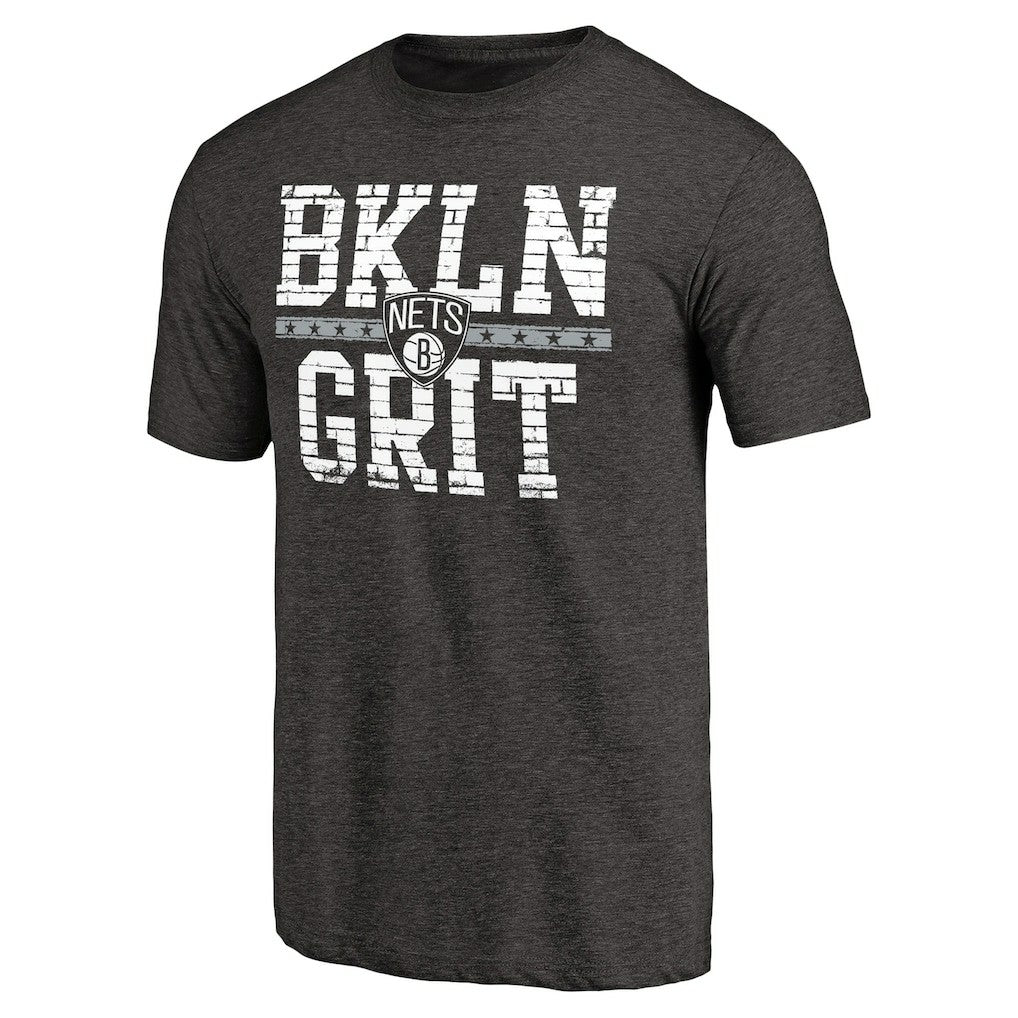 Brooklyn Nets Brick Work Hometown Collection Tri-Blend T-Shirt New