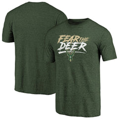 Milwaukee Bucks Fear the Deer Hometown Collection Tri-Blend T-Shirt Discount