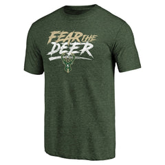 Milwaukee Bucks Fear the Deer Hometown Collection Tri-Blend T-Shirt Discount