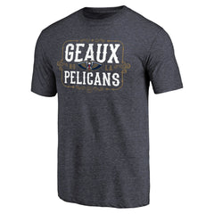 New Orleans Pelicans Geaux Pelicans Hometown Collection Tri-Blend T-Shirt Online