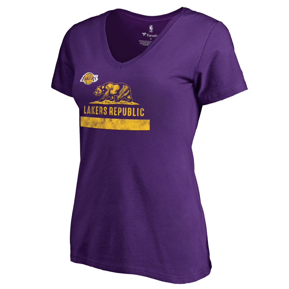 Los Angeles Lakers Women's Lakers Republic Hometown Collection T-Shirt On Sale