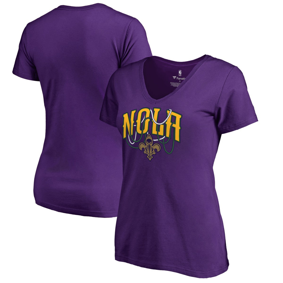 New Orleans Pelicans Women's NOLA Beads Hometown Collection T-Shirt On Sale