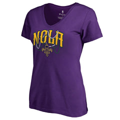 New Orleans Pelicans Women's NOLA Beads Hometown Collection T-Shirt On Sale