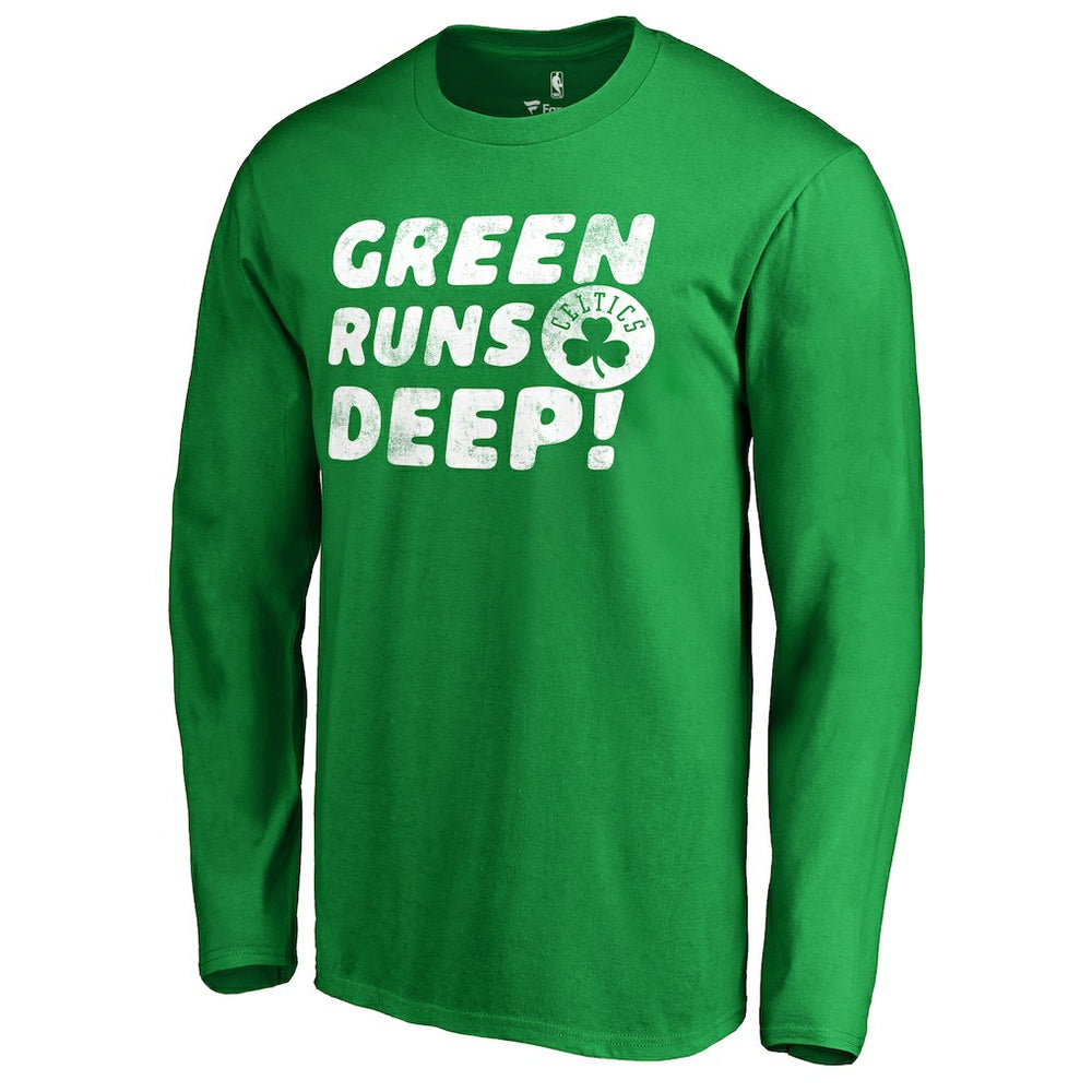Boston Celtics Green Runs Deep Hometown Collection Long Sleeve T-Shirt For Sale