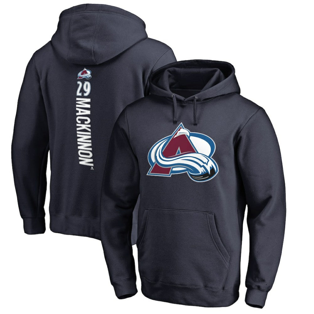Nathan MacKinnon Colorado Avalanche Backer Name & Number Pullover Hoodie Discount