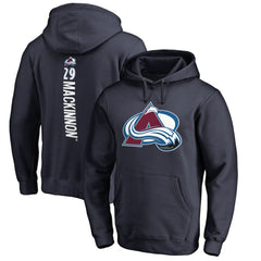 Nathan MacKinnon Colorado Avalanche Backer Name & Number Pullover Hoodie Discount
