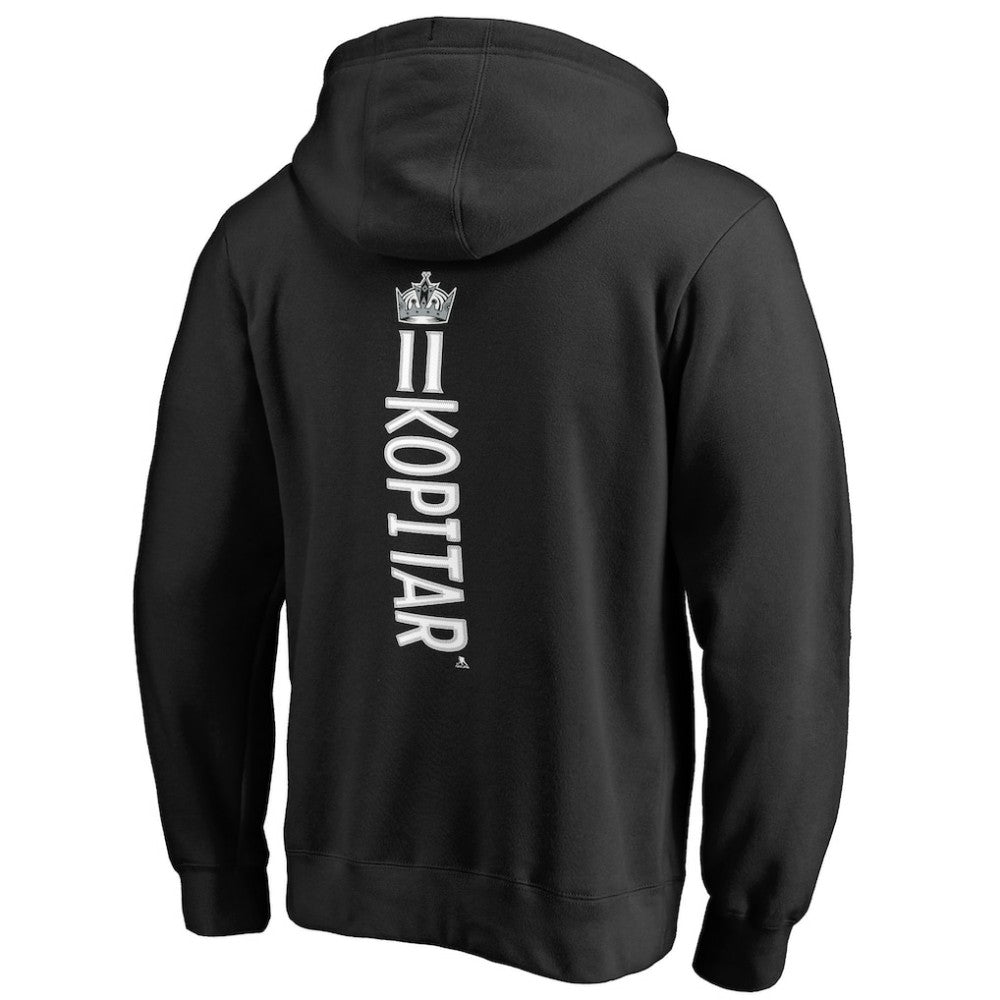 Anze Kopitar Los Angeles Kings Backer Name & Number Pullover Hoodie For Sale