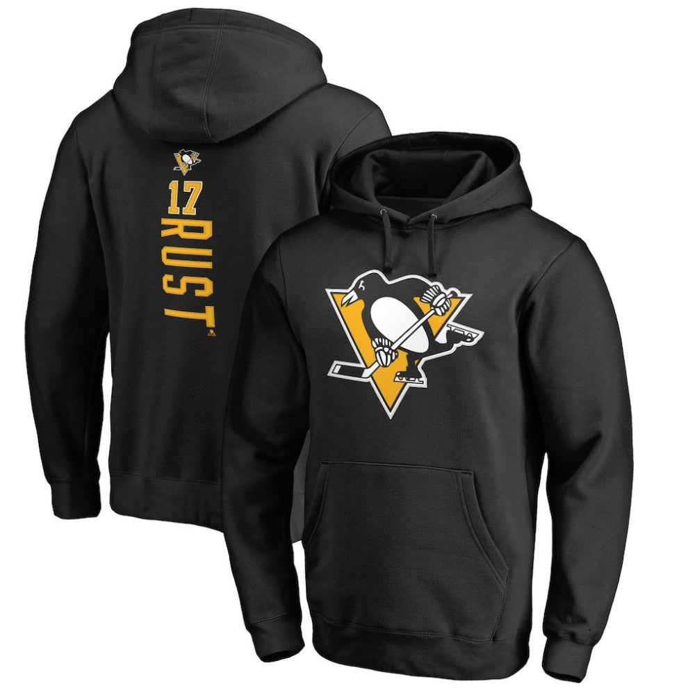 Bryan Rust Pittsburgh Penguins Backer Name & Number Pullover Hoodie Discount