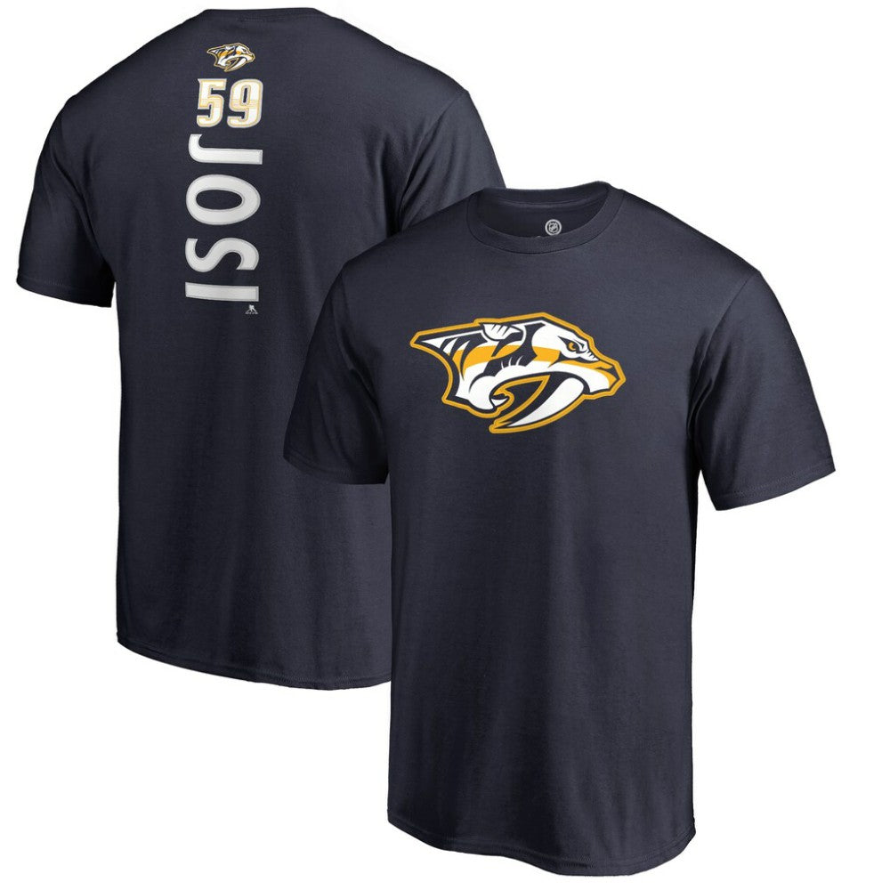 Roman Josi Nashville Predators Backer Name & Number T-Shirt For Sale
