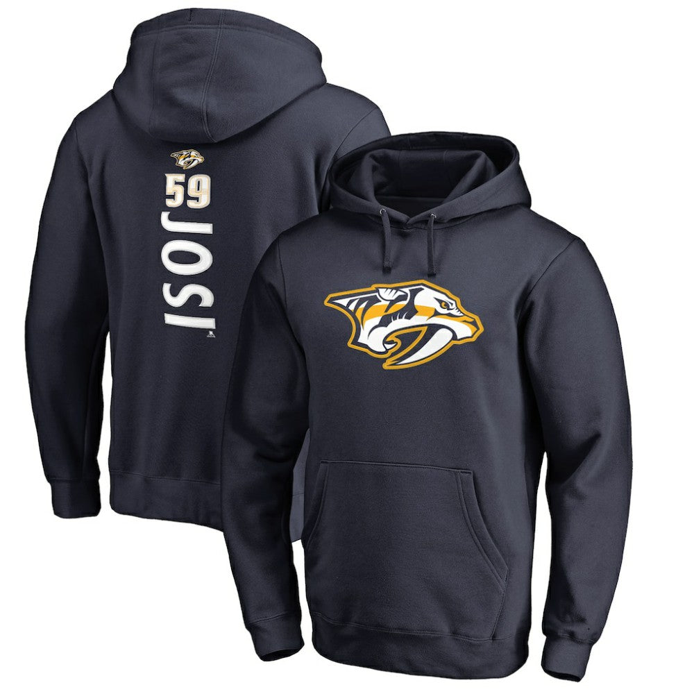 Roman Josi Nashville Predators Backer Name & Number Pullover Hoodie Discount