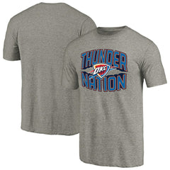 Oklahoma City Thunder Thunder Nation Hometown Collection Tri-Blend T-Shirt New