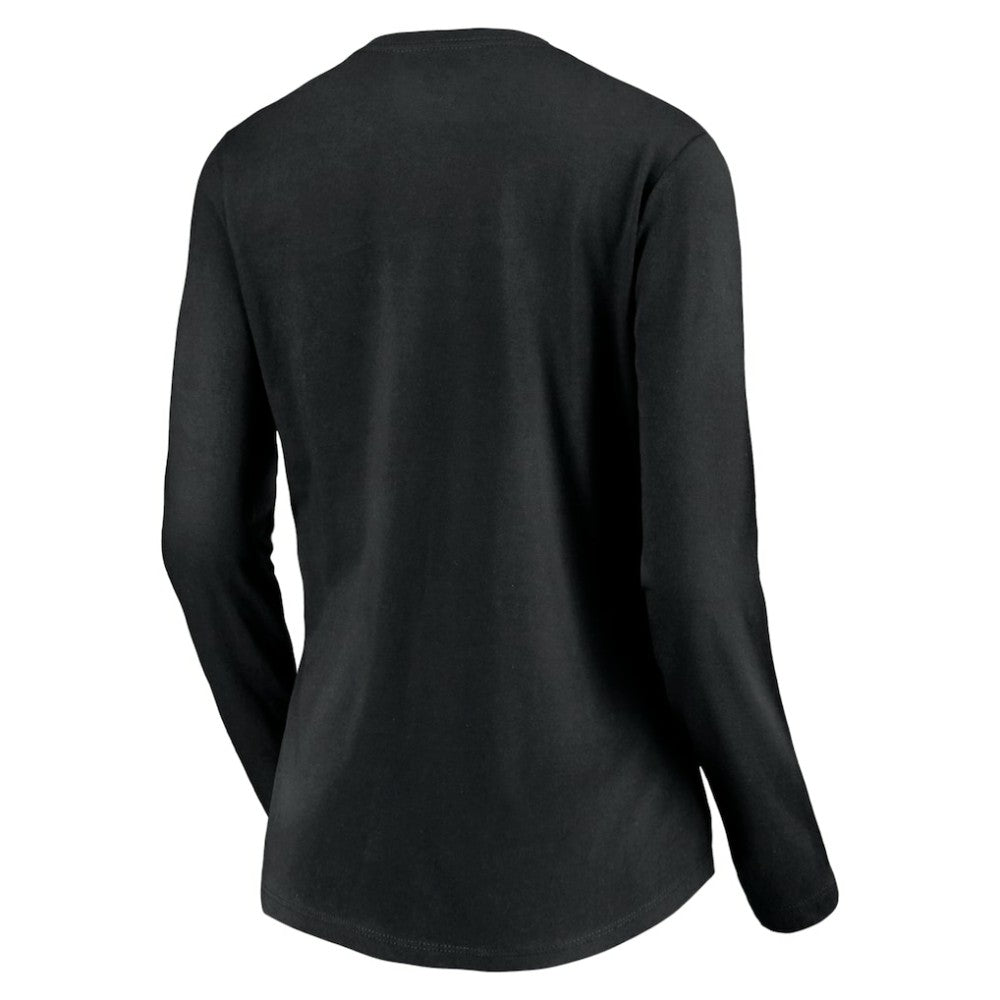 Pittsburgh Pirates Women's Cooperstown Collection Wahconah Long Sleeve V-Neck T-Shirt | MLB Discount