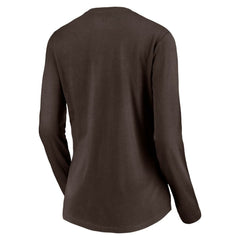 San Diego Padres Women's Cooperstown Collection Wahconah Long Sleeve V-Neck T-Shirt | MLB Shop