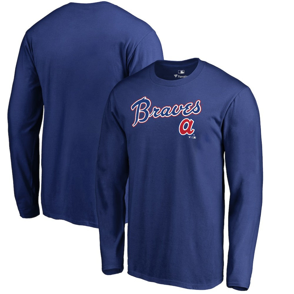 Atlanta Braves Cooperstown Collection Wahconah Long Sleeve T-Shirt | MLB For sale