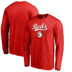 Cincinnati Reds Team Lockup Long Sleeve T-Shirt | MLB Near me