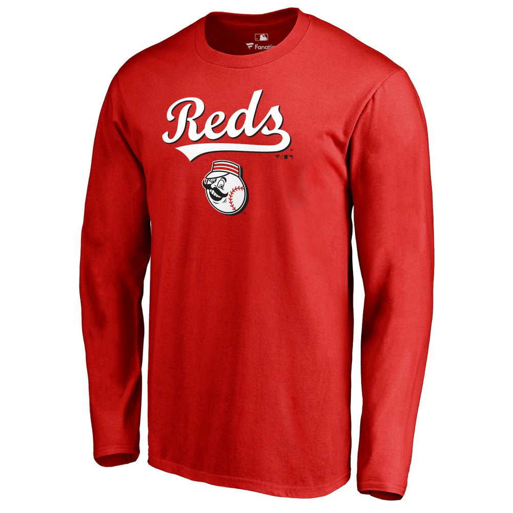 Cincinnati Reds Team Lockup Long Sleeve T-Shirt | MLB Near me