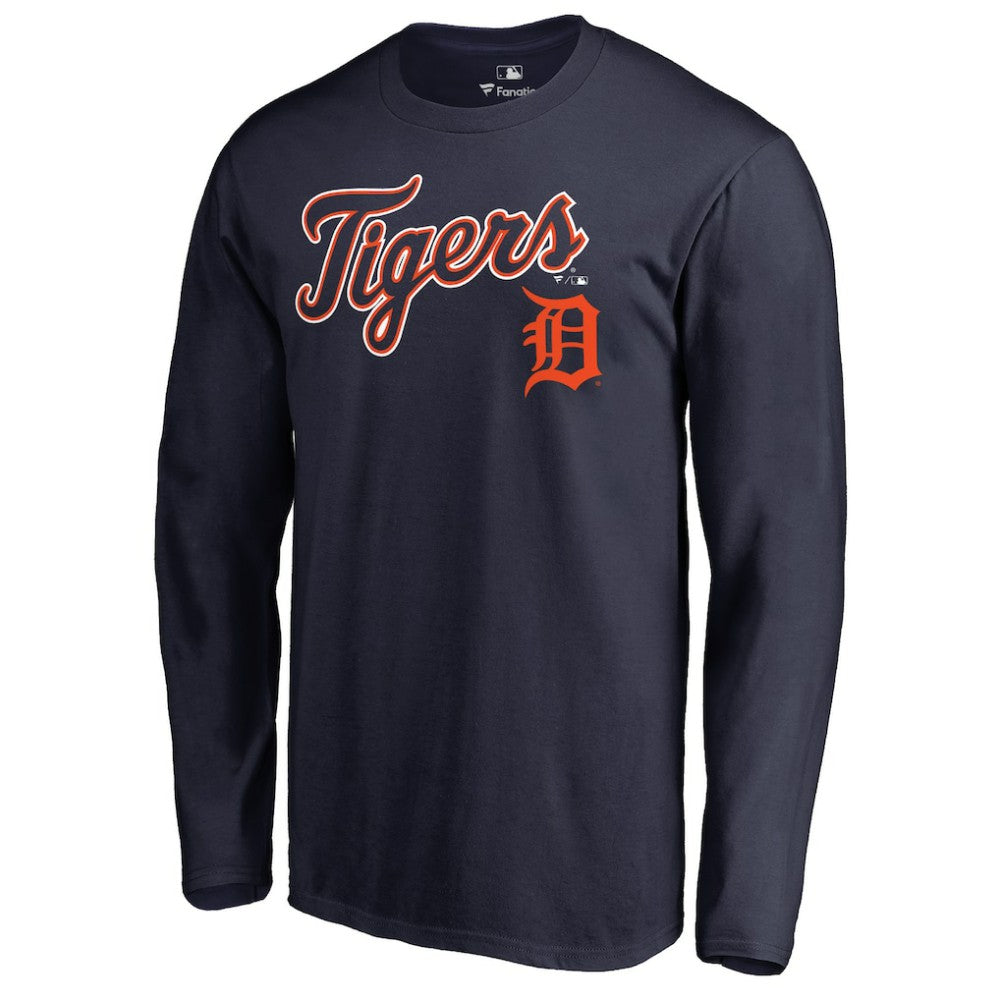 Detroit Tigers Team Lockup Long Sleeve T-Shirt | MLB Near me