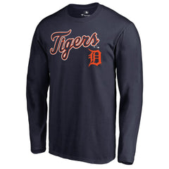 Detroit Tigers Team Lockup Long Sleeve T-Shirt | MLB Near me