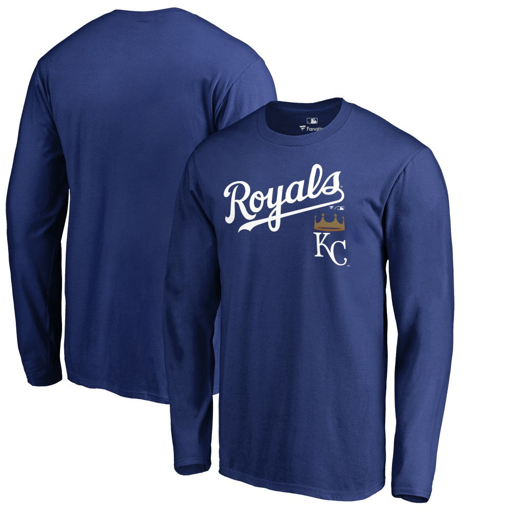 Kansas City Royals Team Lockup Long Sleeve T-Shirt | MLB New