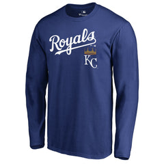 Kansas City Royals Team Lockup Long Sleeve T-Shirt | MLB New