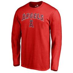 Los Angeles Angels Team Lockup Long Sleeve T-Shirt | MLB Online