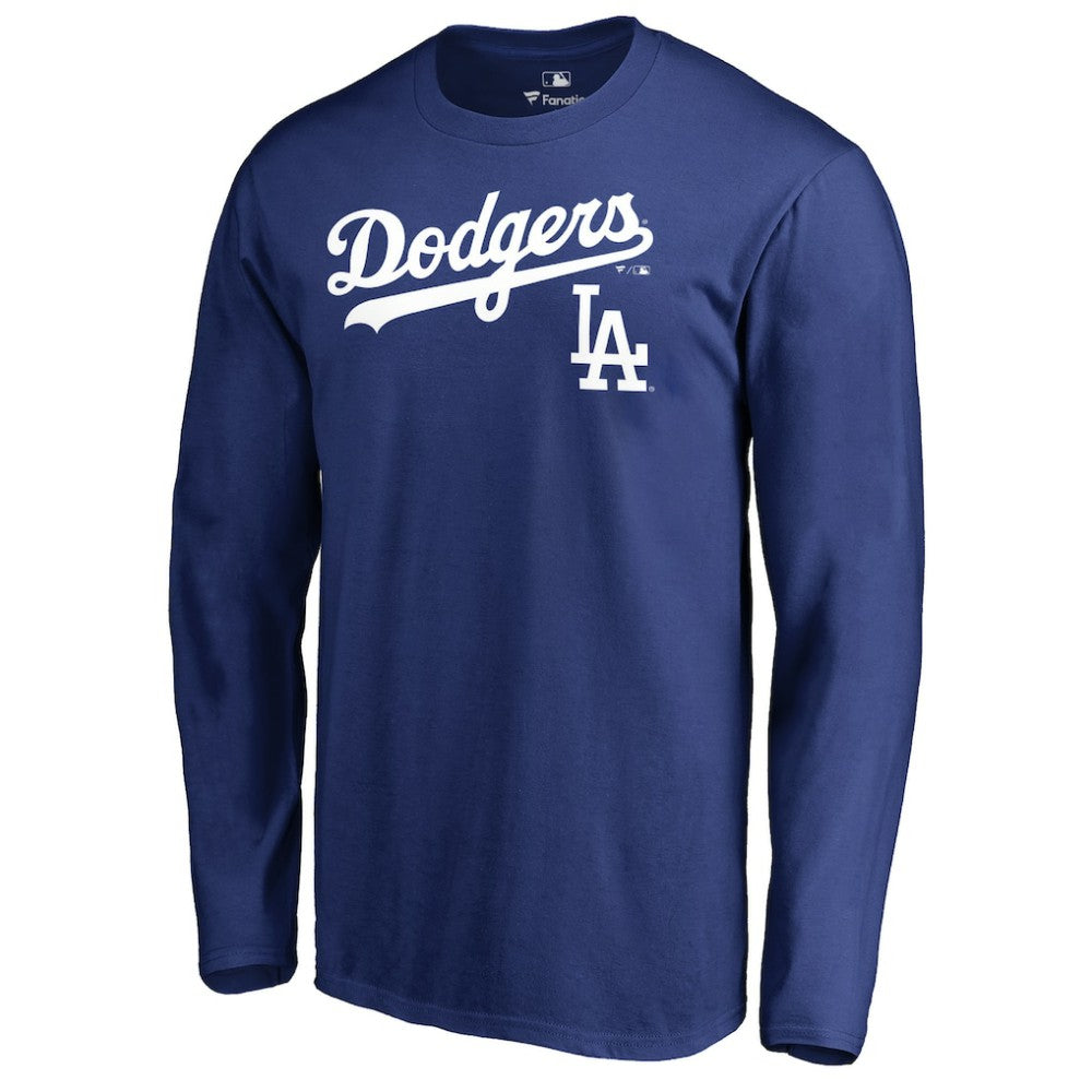 Los Angeles Dodgers Team Lockup Long Sleeve T-Shirt | MLB US