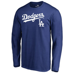 Los Angeles Dodgers Team Lockup Long Sleeve T-Shirt | MLB US