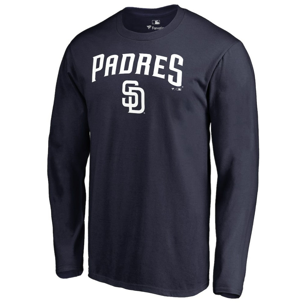 San Diego Padres Team Lockup Long Sleeve T-Shirt | MLB New