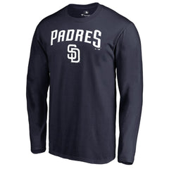 San Diego Padres Team Lockup Long Sleeve T-Shirt | MLB New
