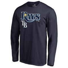 Tampa Bay Rays Team Lockup Long Sleeve T-Shirt | MLB On Sale