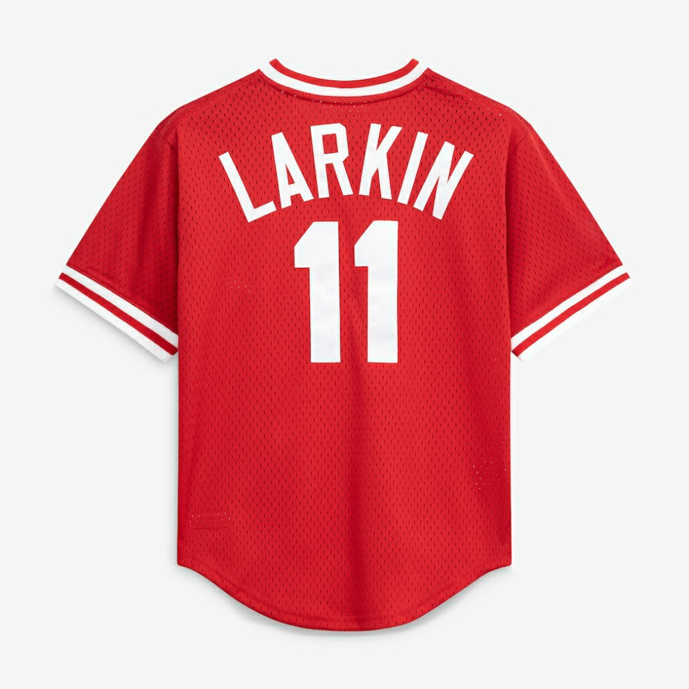 Barry Larkin Cincinnati Reds Mitchell & Ness Authentic Batting Practice Jersey | MLB US