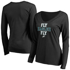 Philadelphia Eagles  Women's Hometown Collection Fly Eagles Fly Long Sleeve T-Shirt