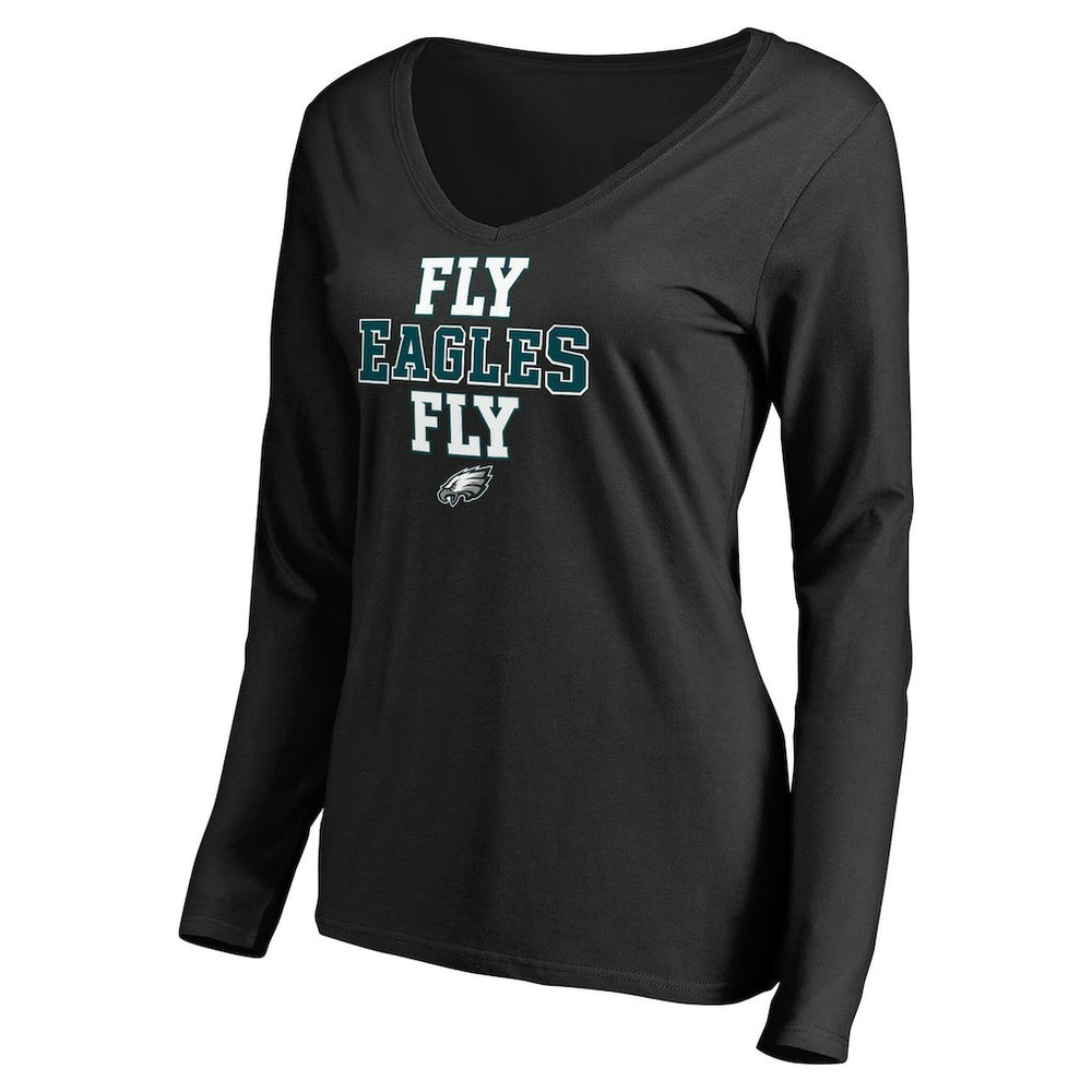 Philadelphia Eagles  Women's Hometown Collection Fly Eagles Fly Long Sleeve T-Shirt