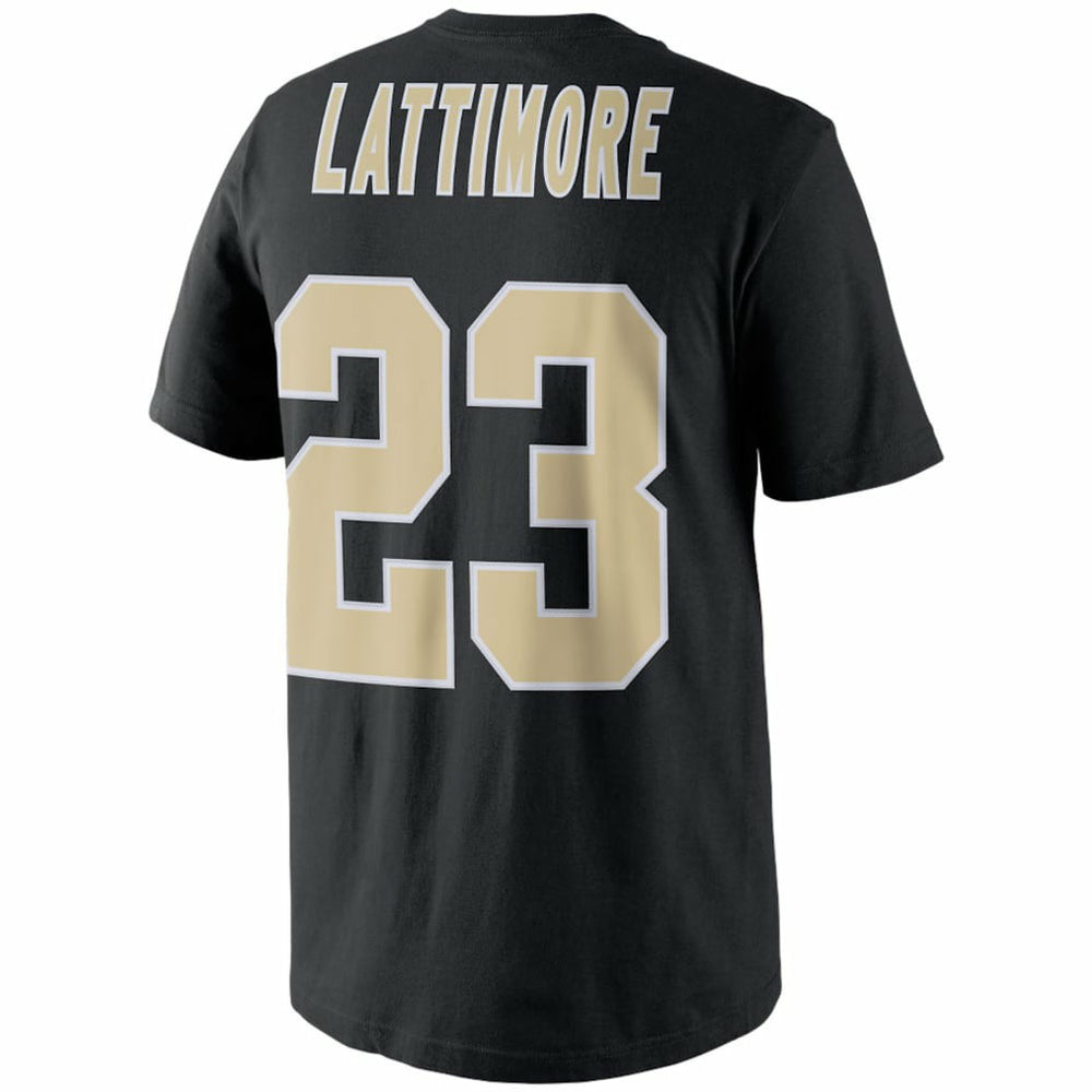 New Orleans Saints Nike Marshon Lattimore  Player Pride Name & Number T-Shirt
