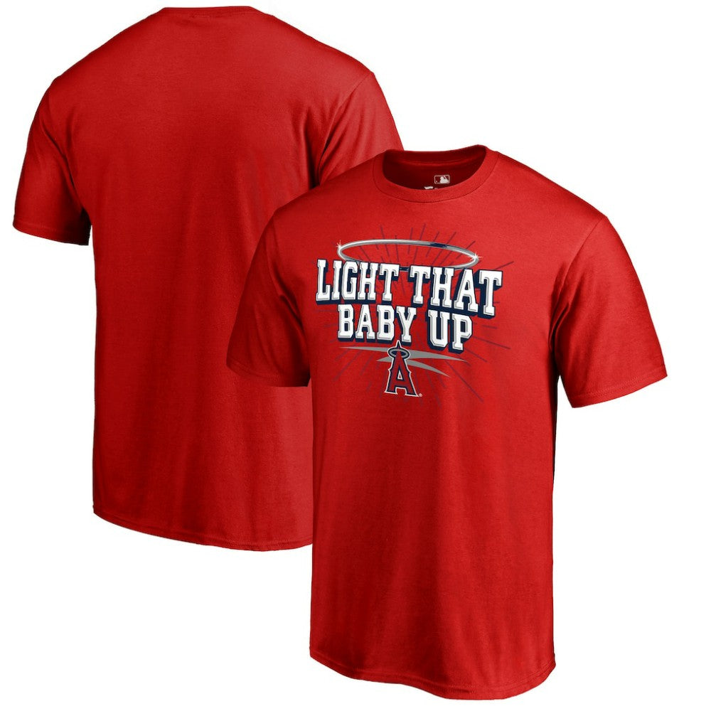 Los Angeles Angels Hometown Collection Light That Baby Up T-Shirt | MLB On Sale