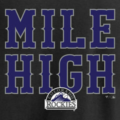 Colorado Rockies Women's Hometown Collection Mile High V-Neck T-Shirt | MLB New