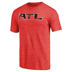 Atlanta Falcons  Distressed Alternate Logo Secondary Tri-Blend T-Shirt