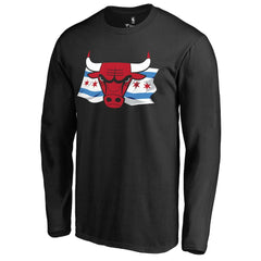 Chicago Bulls Hometown Collection Chicago Flag Long Sleeve T-Shirt sale Outlet