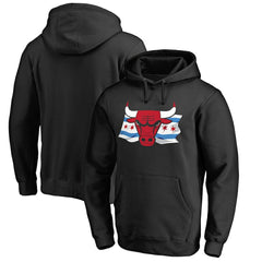 Chicago Bulls Hometown Collection Chicago Flag Pullover Hoodie Discount