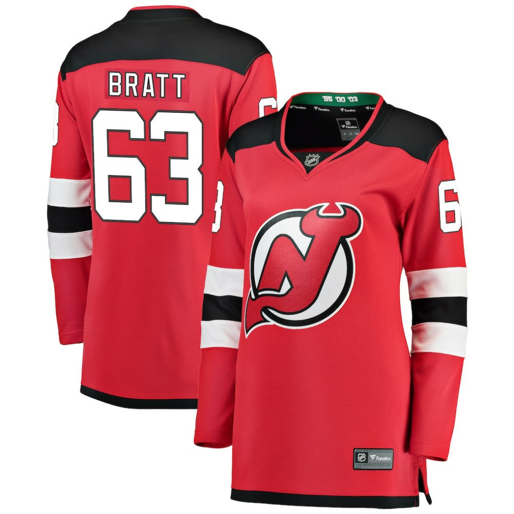 Jesper Bratt New Jersey Devils Fanatics Women's Home Breakaway Player Jersey Online