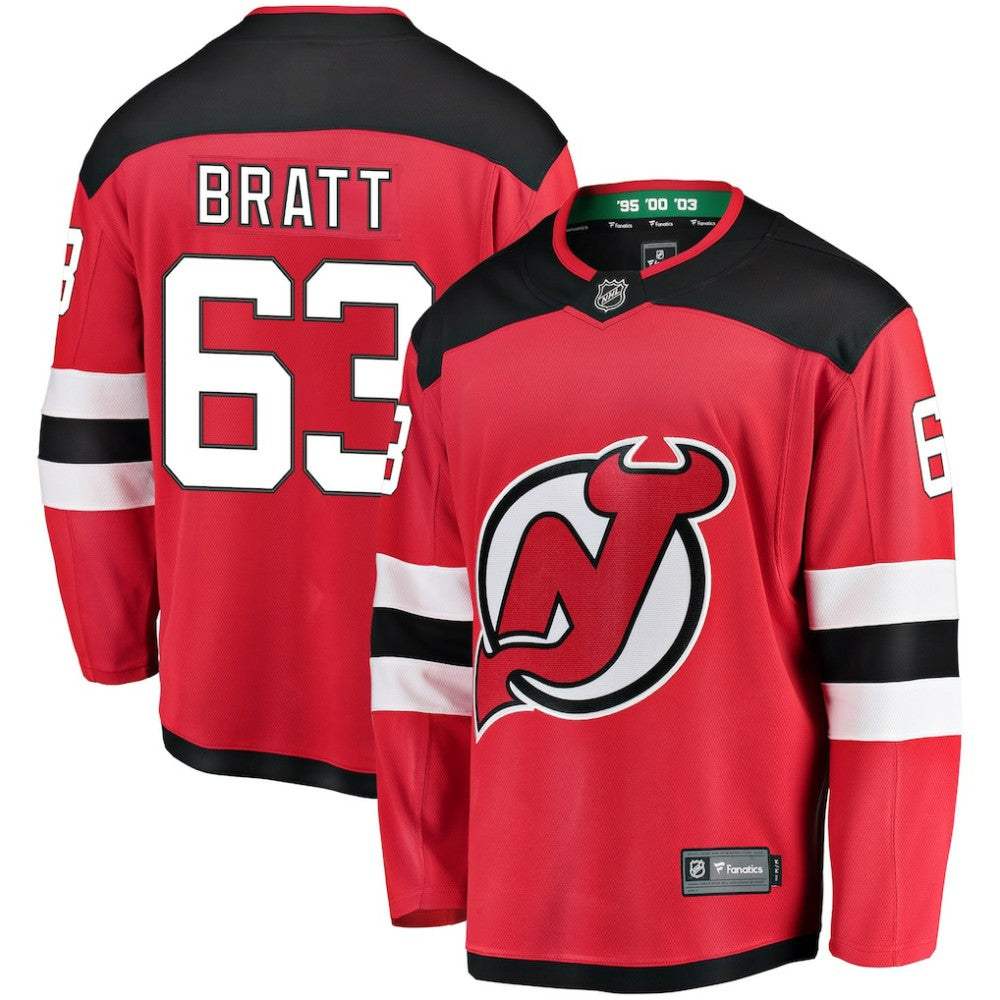 Jesper Bratt New Jersey Devils Fanatics Home Breakaway Player Jersey On Sale