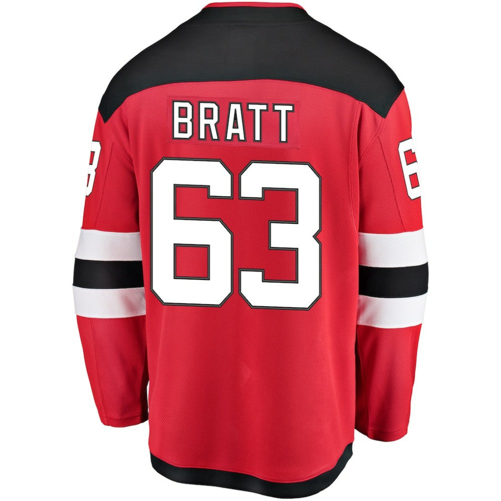 Jesper Bratt New Jersey Devils Fanatics Home Breakaway Player Jersey On Sale